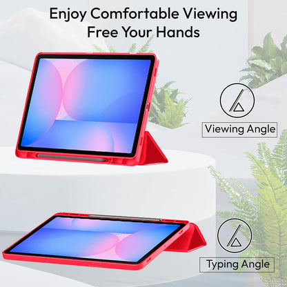 Samsung Galaxy Tab S10 Lite Tablethoes - Rood - Smart Cover