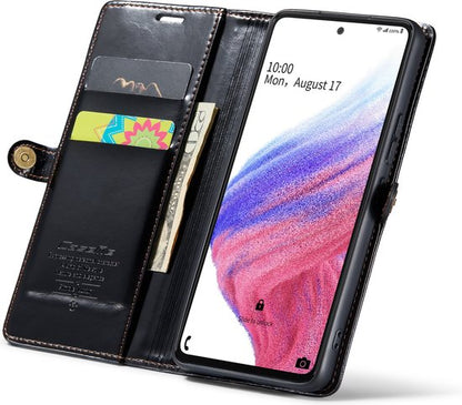 Samsung Galaxy A53 5G Hoesje - Charcoal Gray - Dunne Bookcase