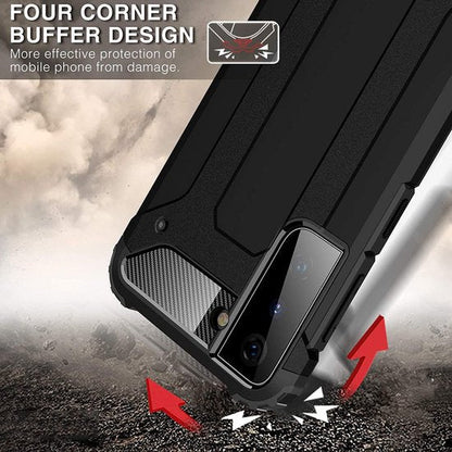 Samsung Galaxy S21 Hoesje - Zwart - Armor Back Cover