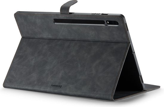 Samsung Galaxy Tab S8 Ultra Tablethoes - Charcoal Gray - Draaibare Bookcase