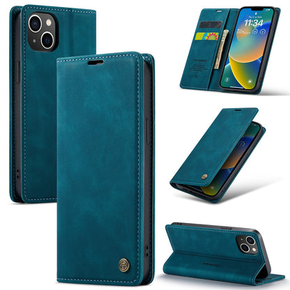 Apple iPhone 15 Hoesje - Emerald Green - Dunne Bookcase