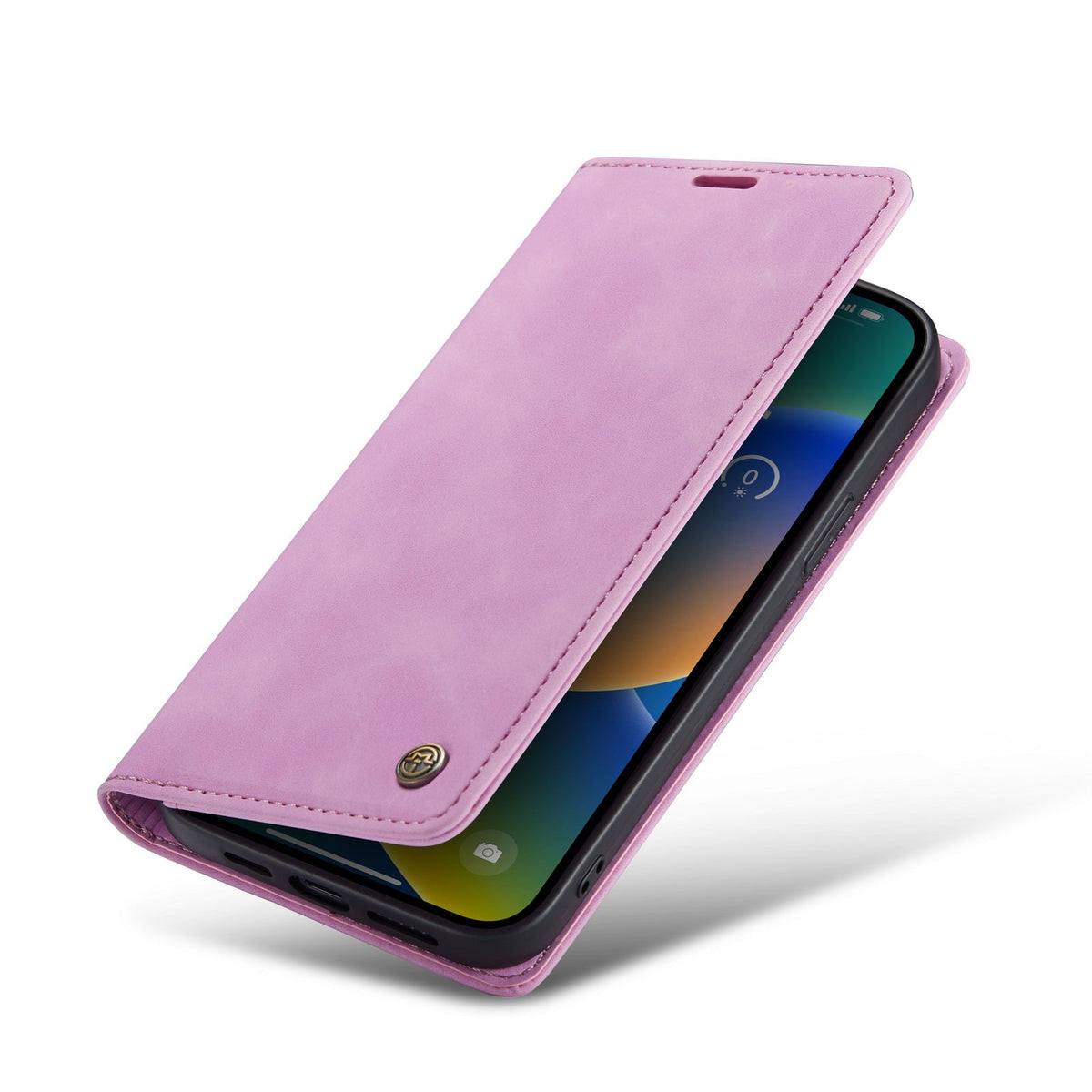 Samsung Galaxy S23 Hoesje - Pastel Lila - Dunne Bookcase