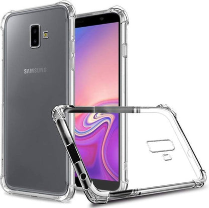 Samsung Galaxy J6+ (2018) Hoesje - Transparant - Anti-Shock Back Cover