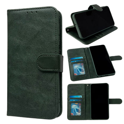 Samsung Galaxy A55 5G Hoesje - Groen - Luxe Bookcase