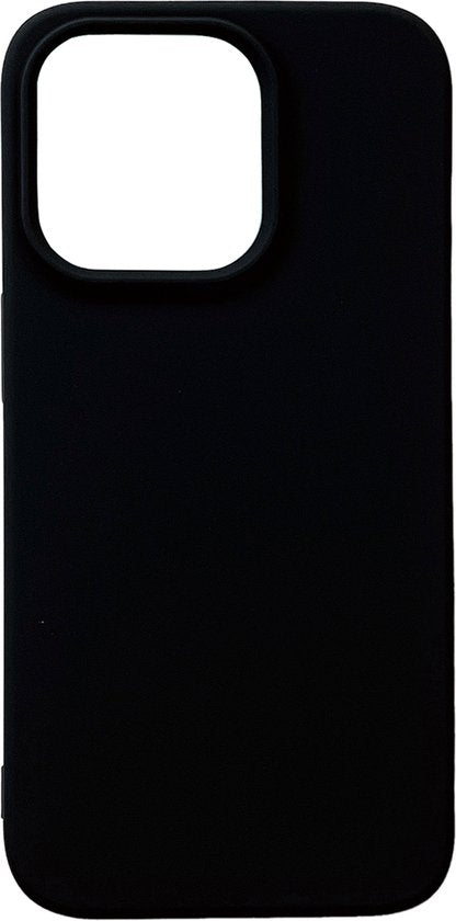 Apple iPhone 14 Pro Hoesje - Zwart - Matte Siliconen Back Cover