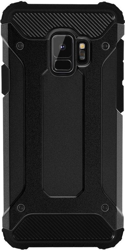 Samsung Galaxy S9 Hoesje - Zwart - Armor Back Cover