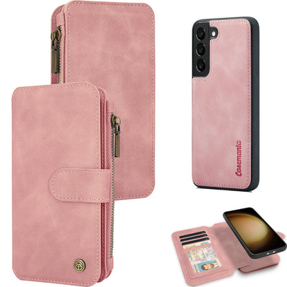 Samsung Galaxy S25 Plus Hoesje - Pale Pink - 2 in 1 Bookcase met Rits