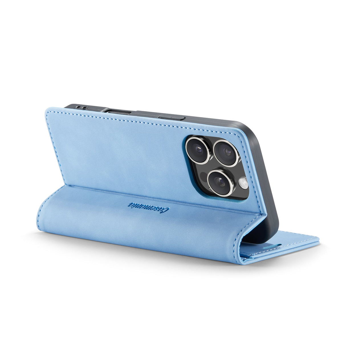 Apple iPhone 16 Pro Hoesje - Sky Blue - Dunne Bookcase