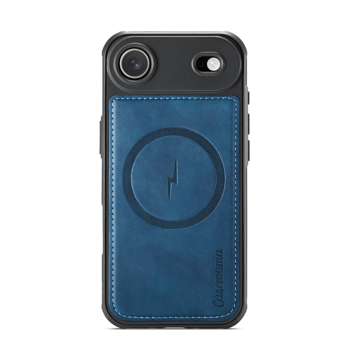Apple iPhone Air Hülle - Navy Blue - Luxus-2-in-1-MagSafe-Klapphülle mit Kartenfach