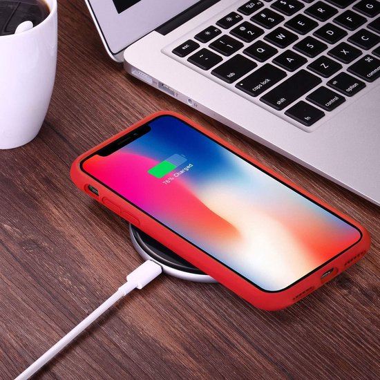 Apple iPhone XR Hoesje - Rood - Siliconen Back Cover