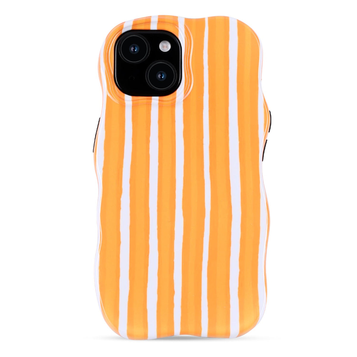 Apple iPhone 13 Hoesje - Oranje - Wave Edge Back Cover