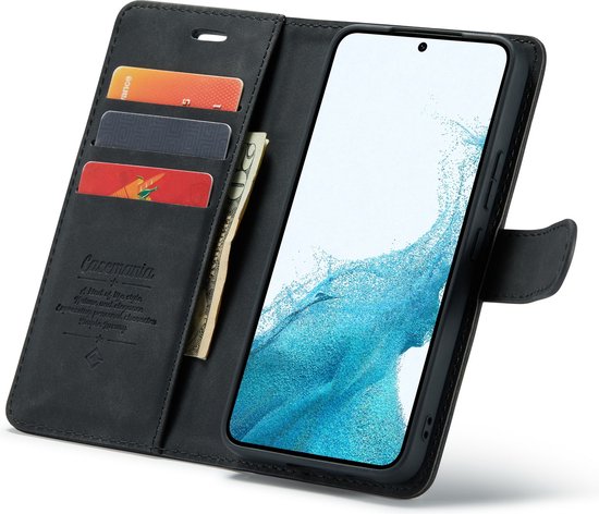 Samsung Galaxy S23 Plus Hoesje - Charcoal Gray - 2 in 1 Bookcase