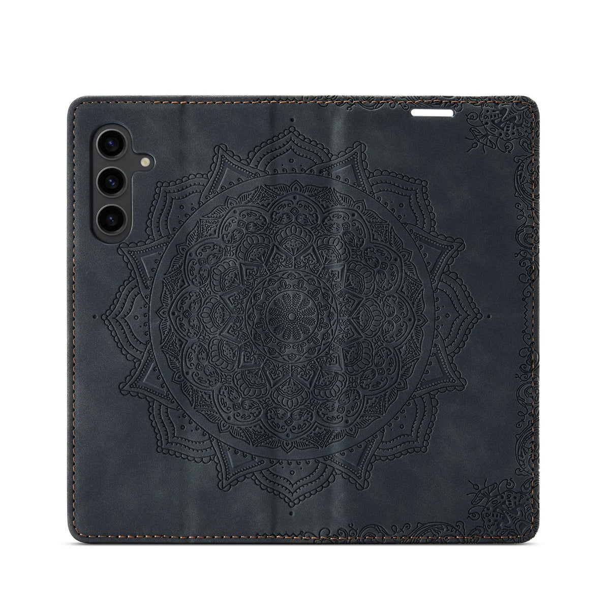 Samsung Galaxy A14 Hoesje - Charcoal Gray - Mandala Dunne Back Cover