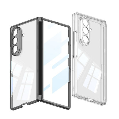 Samsung Galaxy Z Fold8 Ultra Hoesje - Transparant - 360 Graden Full Body Case met Ingebouwde Screenprotector