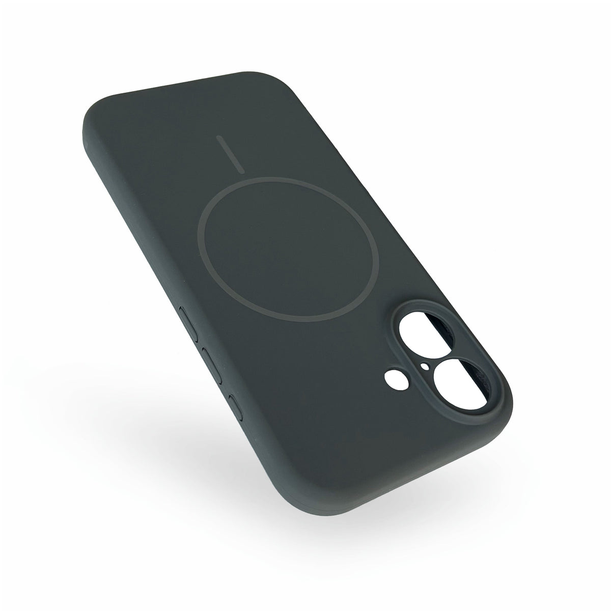 Apple iPhone 16 Case - Grey - Liquid Silicone MagSafe Back Cover