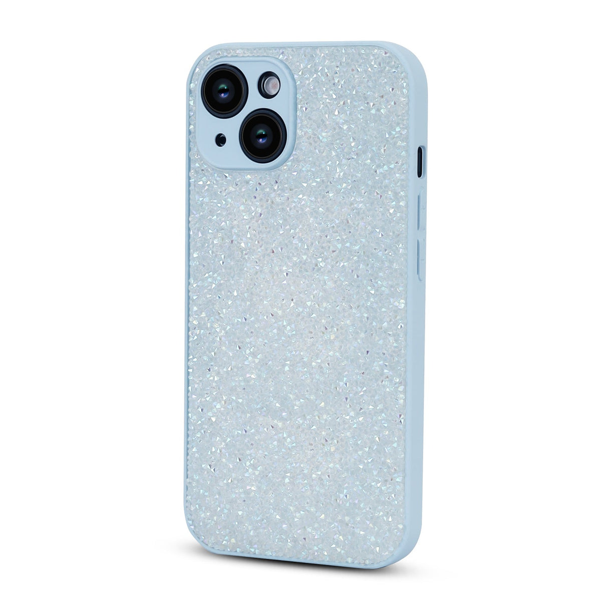Apple iPhone 11 Hoesje - Blauw - Diamant Glitter Back Cover