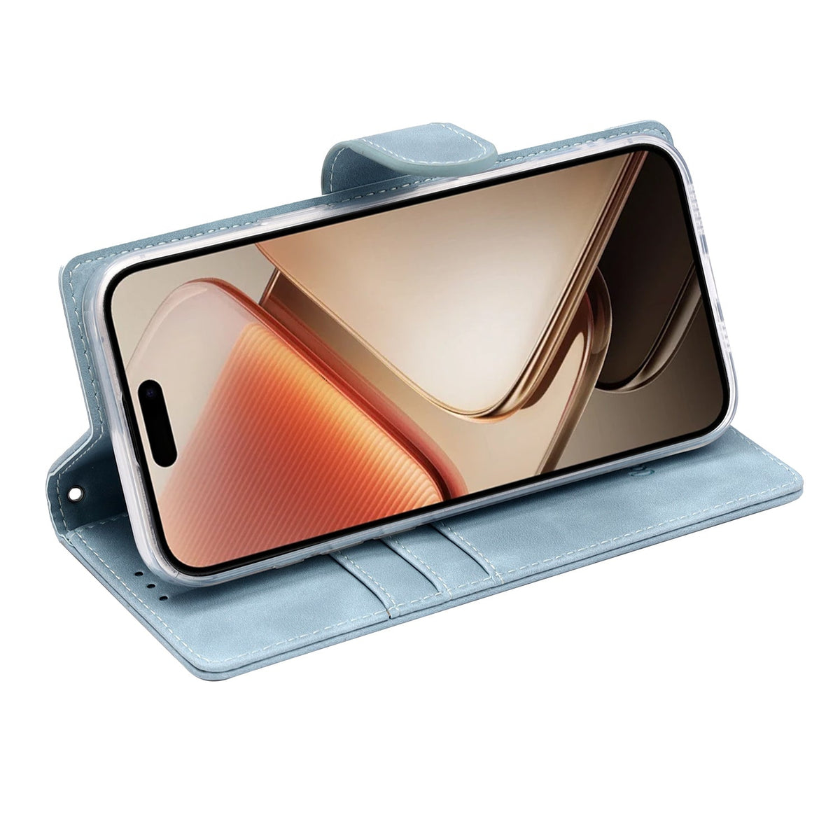 Apple iPhone 16e Case - Light Blue - Flip Case