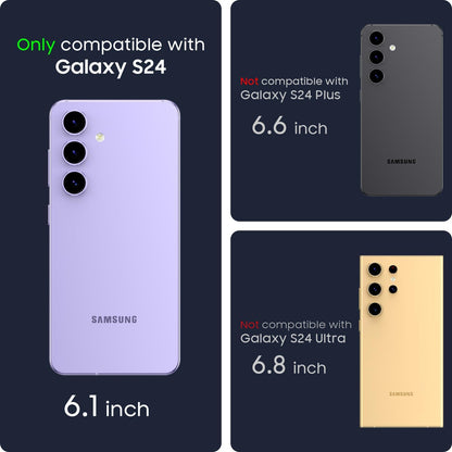 Samsung Galaxy S24 Hoesje - Transparant - Siliconen Back Cover