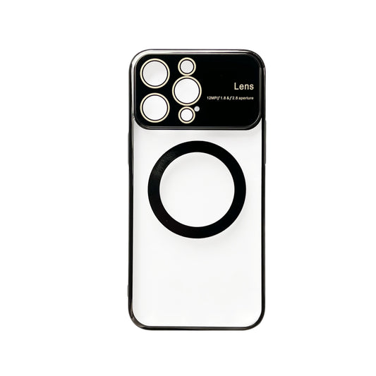 Apple iPhone 15 Pro Hülle - Schwarz - Silikon MagSafe Backcover mit Kameraschutz