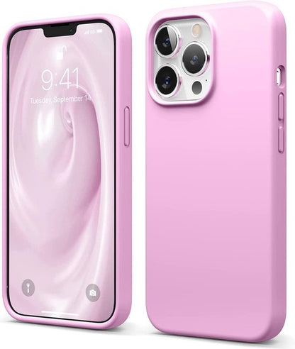 Apple iPhone 13 Pro Case - Pink - Silicone Back Cover