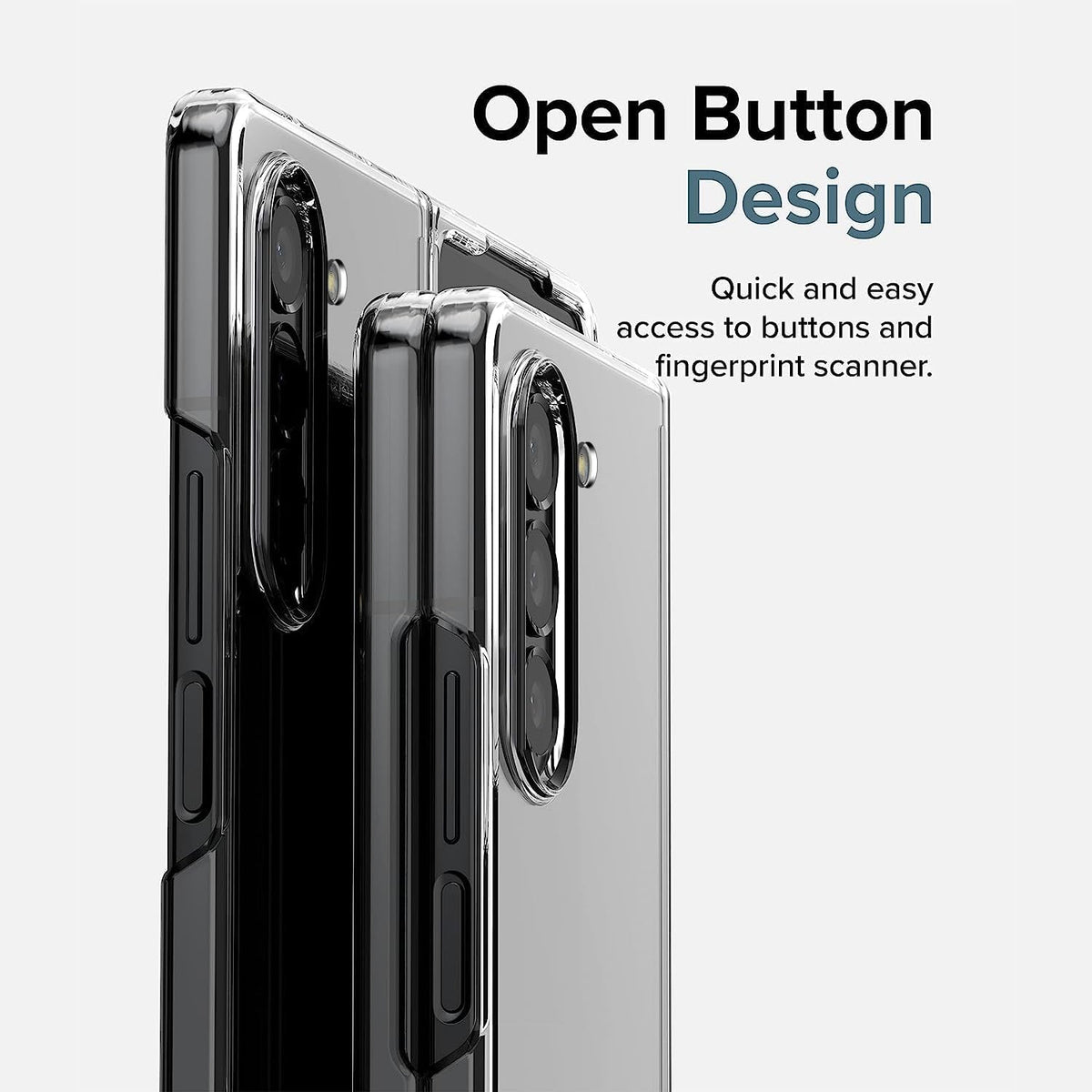 Samsung Galaxy Z Fold 5 Hoesje - Transparant - Siliconen Back Cover