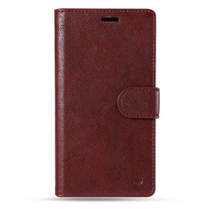 Apple iPhone 18 Pro Max Hoesje - Burgundy Red - 2 in 1 Lederlook MagSafe Bookcase