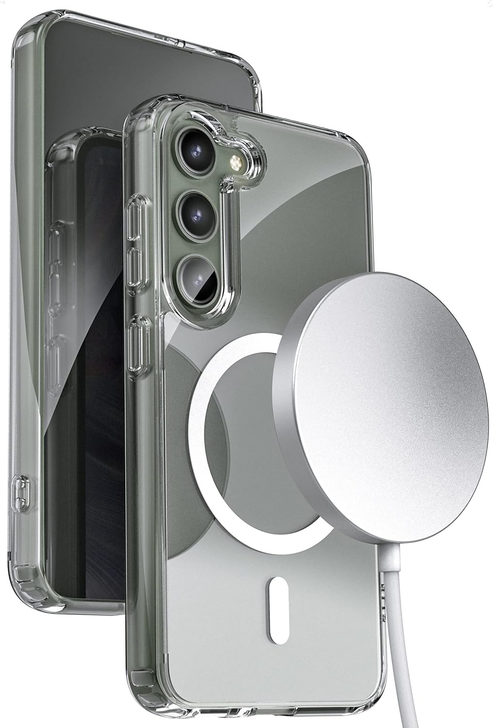 Samsung Galaxy S23 Hoesje - Transparant - Anti-Shock MagSafe Back Cover