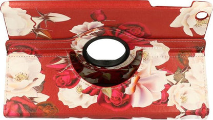 Samsung Galaxy Tab A7 Lite Tablethoes - Roses - Draaibare Bookcase