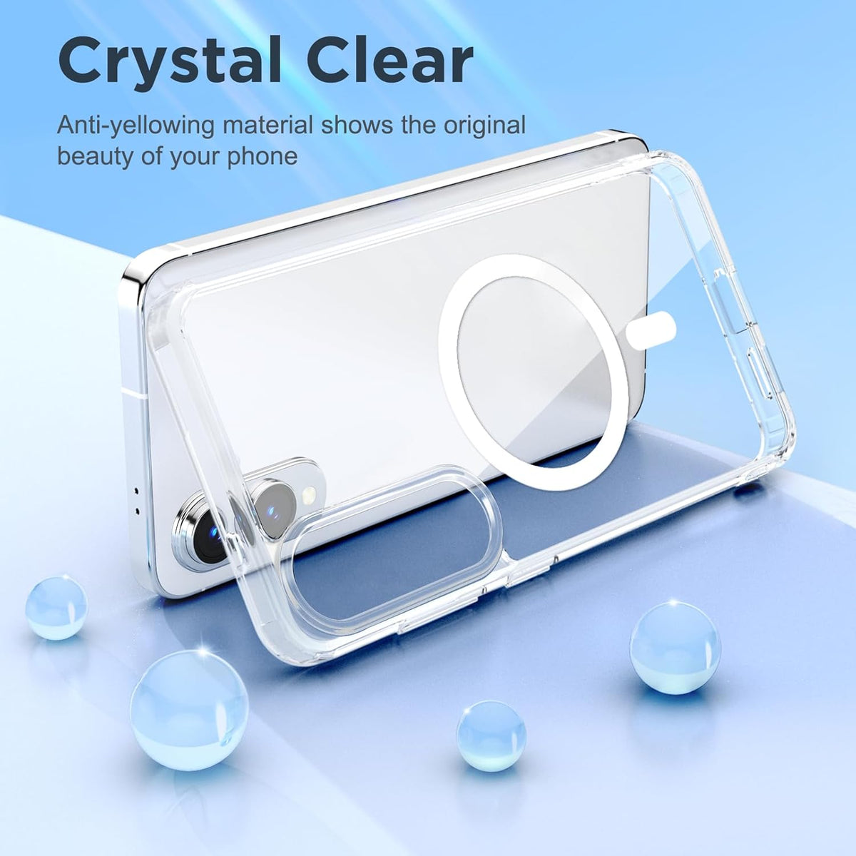 Samsung Galaxy S25 Edge Hoesje - Transparant - Anti-Shock MagSafe Back Cover