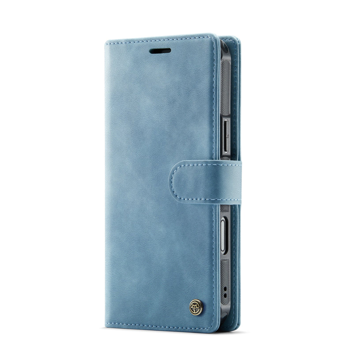 Apple iPhone 17 Pro Max Hoesje - Aqua Blue - Luxe 2 in 1 MagSafe Bookcase