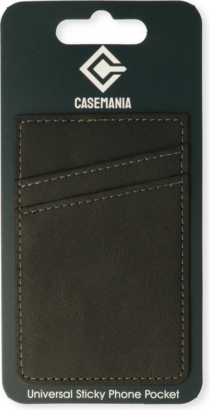 Casemania Stick-on Pasjeshouder - Charcoal Gray