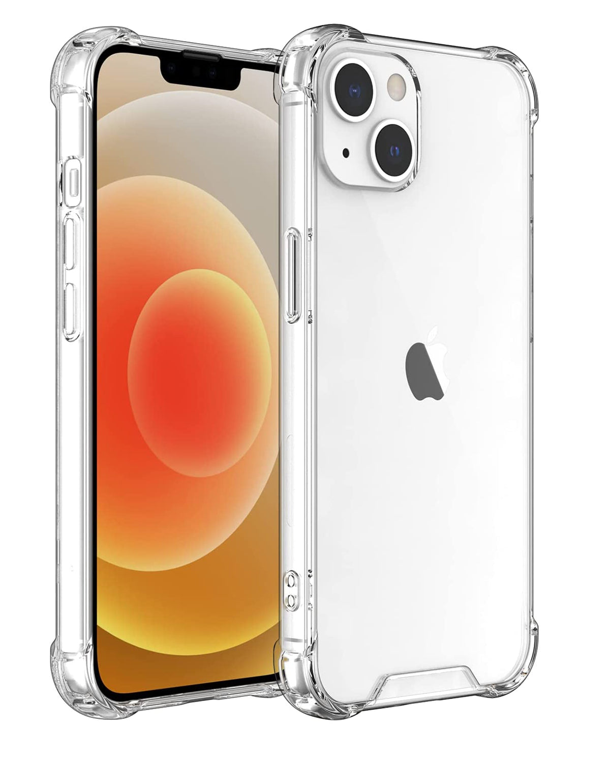 iPhone 15 Hoesje - Transparant - Anti-Shock Hybrid Back Cover
