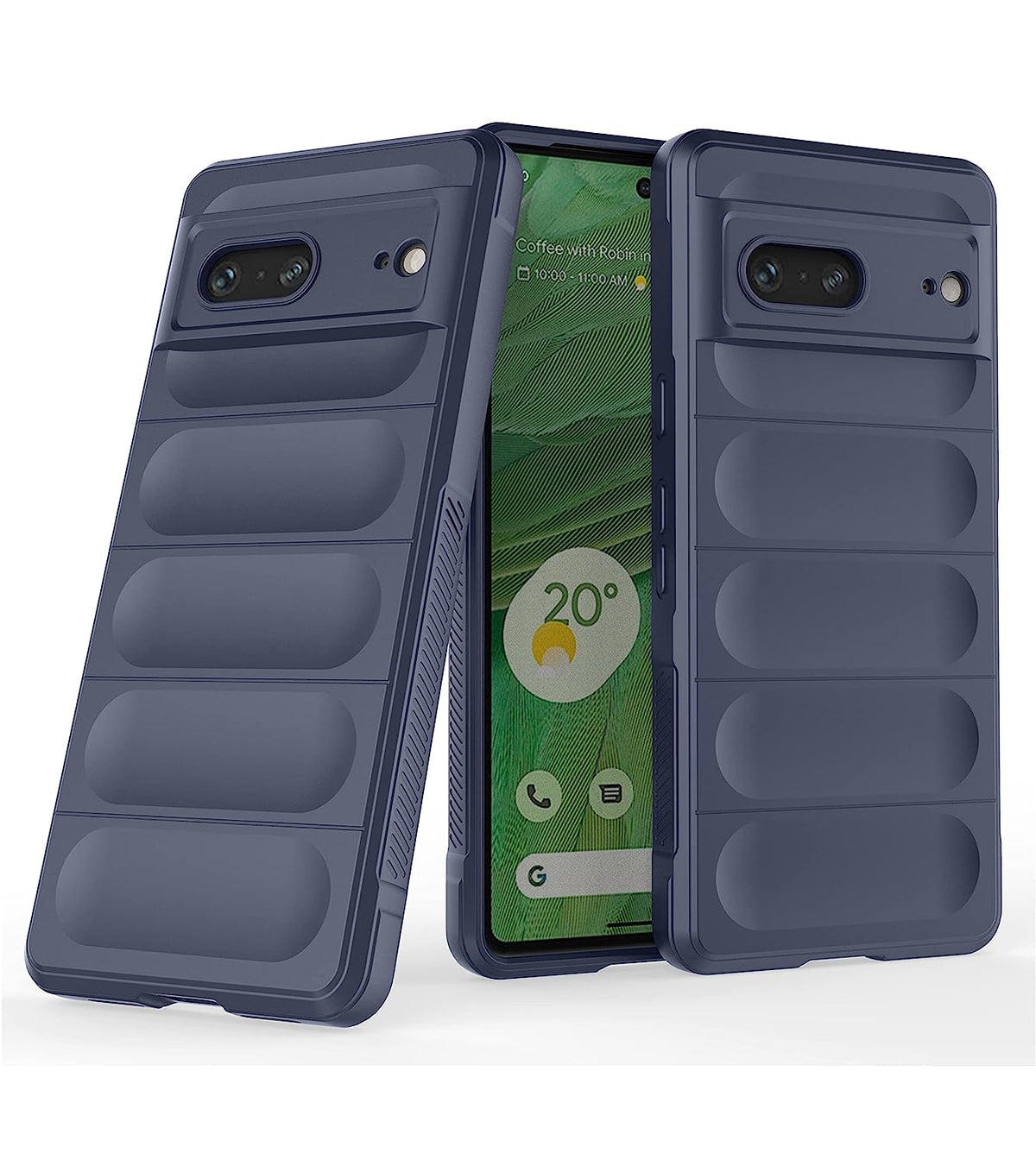 Google Pixel 7A Hoesje - Donker Blauw - Siliconen Back Cover