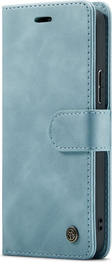 Samsung Galaxy S22 Plus Hoesje - Aqua Blue - 2 in 1 Bookcase