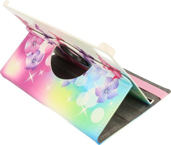 Apple iPad Air 4 10.9 (2020) Tablet Case - Flowers and Butterflies - Rotating Folio Case