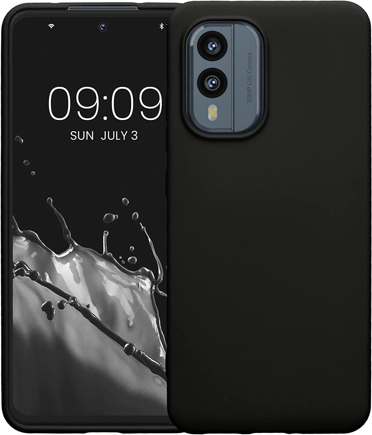 Nokia X30 Hoesje - Zwart - Siliconen Back Cover