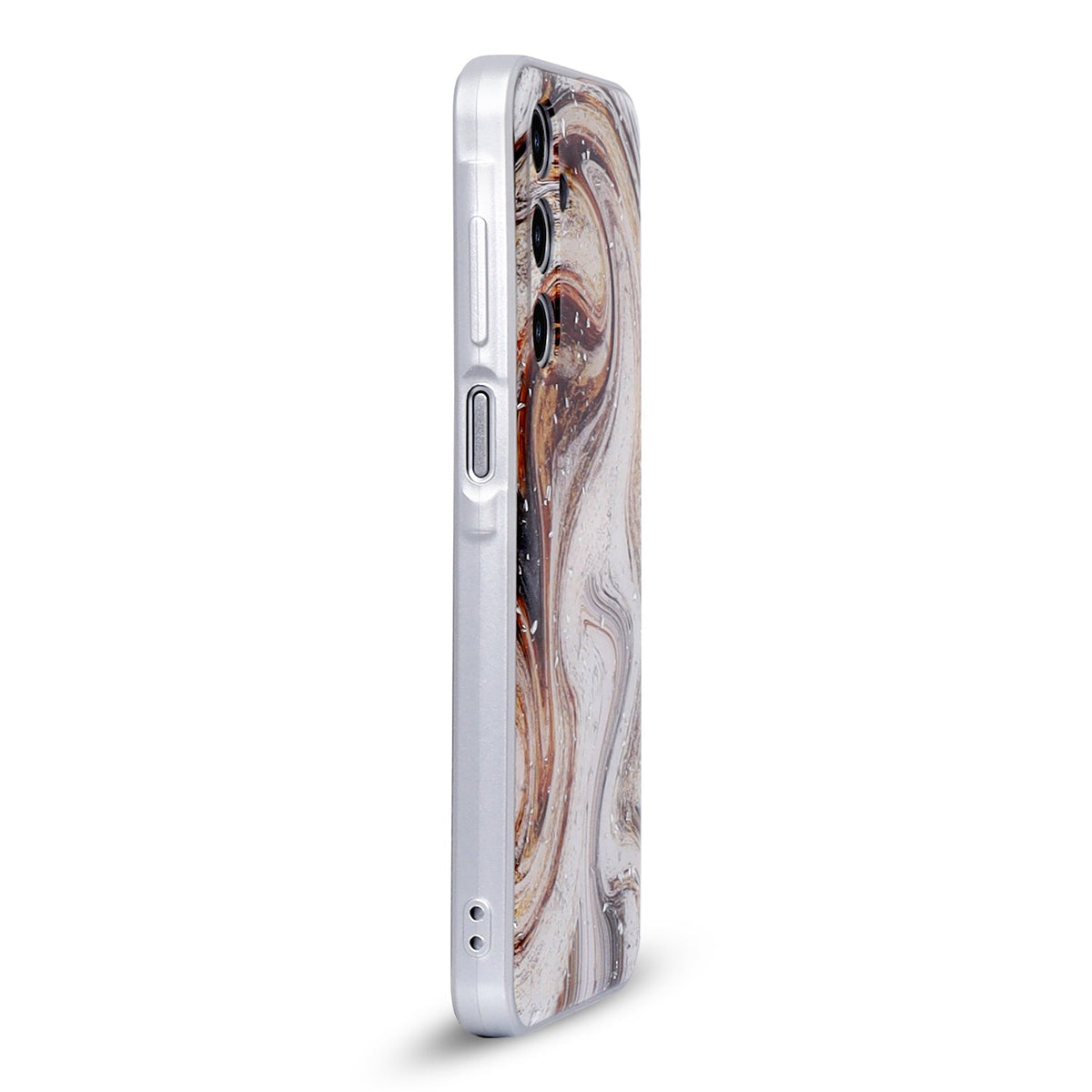 Samsung Galaxy A56 Hoesje - Wit - Marmer Back Cover