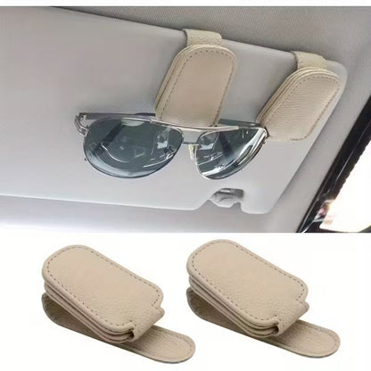 Casemania Car Sunglasses Holder 2 Pieces - Beige