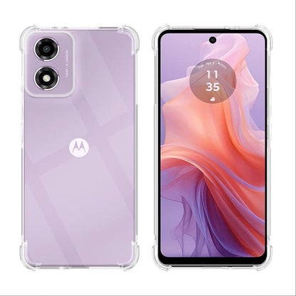 Motorola Moto E14 Case - Clear - Shockproof Back Cover
