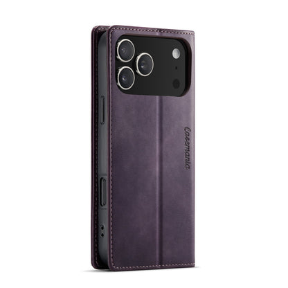 Apple iPhone 18 Pro Max Hoesje - Dark Purple - Luxe Dunne Bookcase