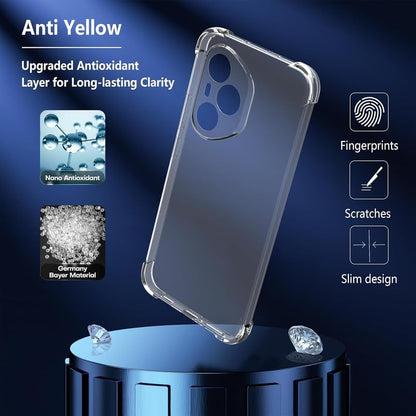 Honor 400 Pro 5G Hoesje - Transparant - Anti Shock Back Cover