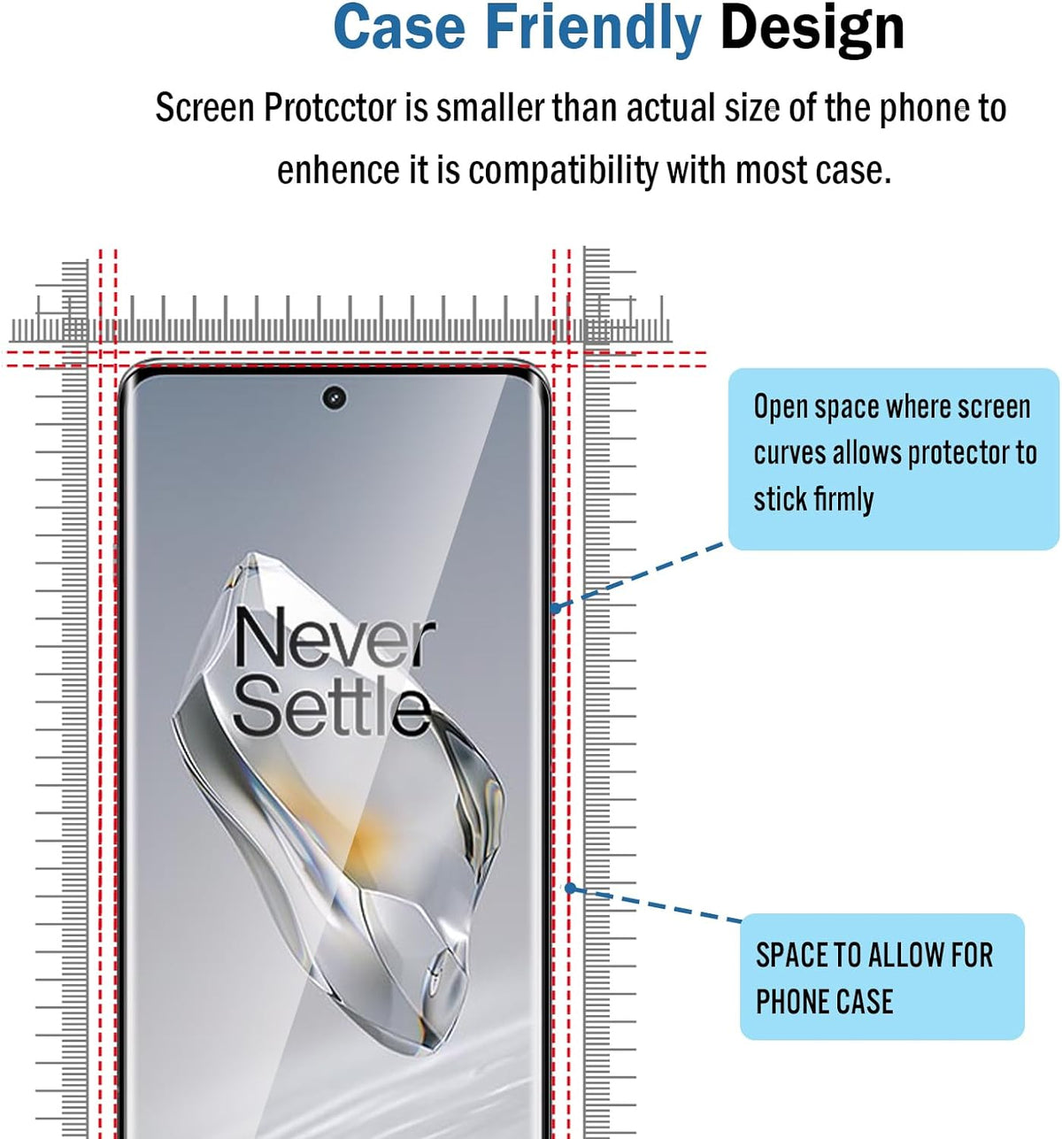OnePlus 12 Screenprotector - Full Cover - 2 Stuks