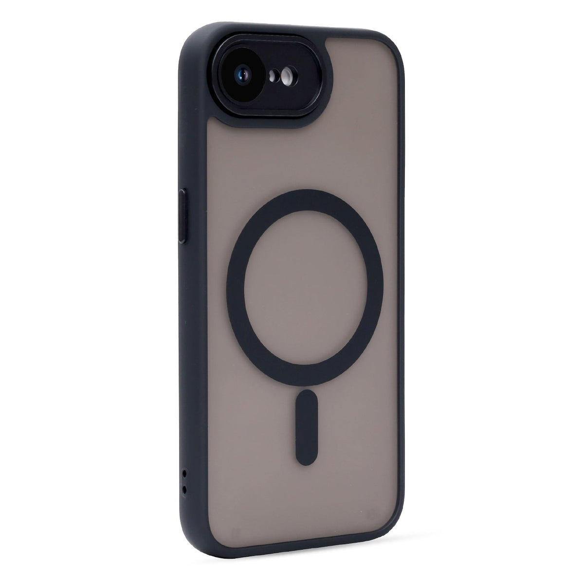 iPhone 16e Hoesje - Zwart - Matte Armor MagSafe Back Cover
