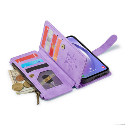 Samsung Galaxy A54 Hoesje - Bright Lila - Luxe Bookcase met Rits