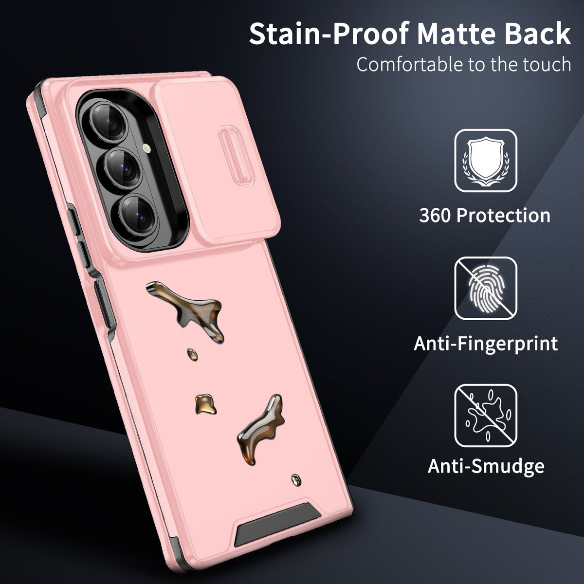 Samsung Galaxy Z Fold 7 Hoesje - Roze - Shockproof Siliconen Back Cover