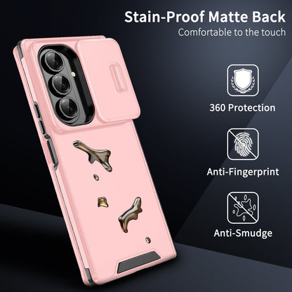Samsung Galaxy Z Fold 7 Hoesje - Roze - Shockproof Siliconen Back Cover
