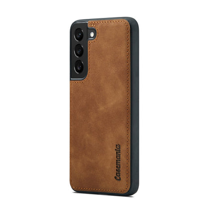 Samsung Galaxy S25/ S24 Hoesje - Sienna Brown - 2 in 1 Bookcase
