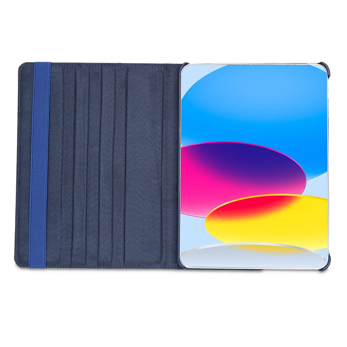 iPad Pro 11 inch 2022 Tablethoes - Navy Blue - Draaibare Bookcase