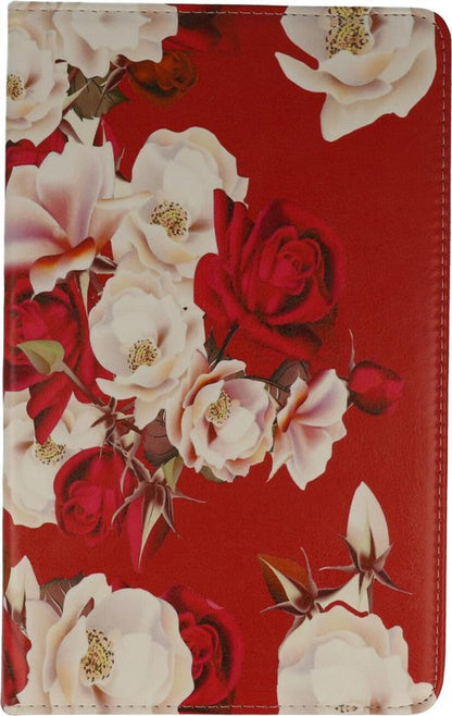 Samsung Galaxy Tab A7 Lite Tablethoes - Roses - Draaibare Bookcase