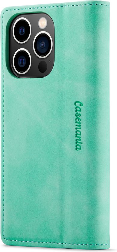 Apple iPhone 14 Pro Max Hoesje - Tropical Mint - Dunne Bookcase